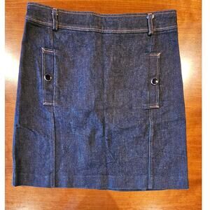 NEW Vanessa Seward- Jeans, Denim, Mini Skirt with Belt Loops and Pockets. Sz 28
